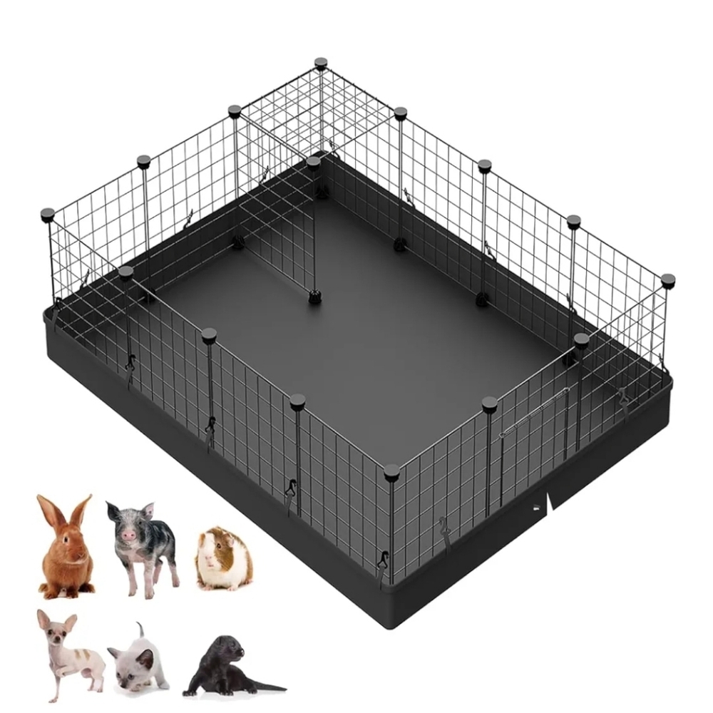 Black Small Pet Playpen